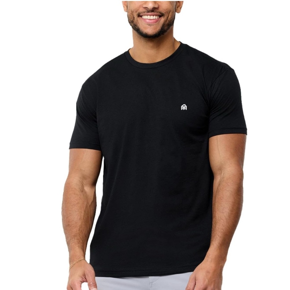 XL Worn Once Into The AM Black Crew Neck T-Shirt